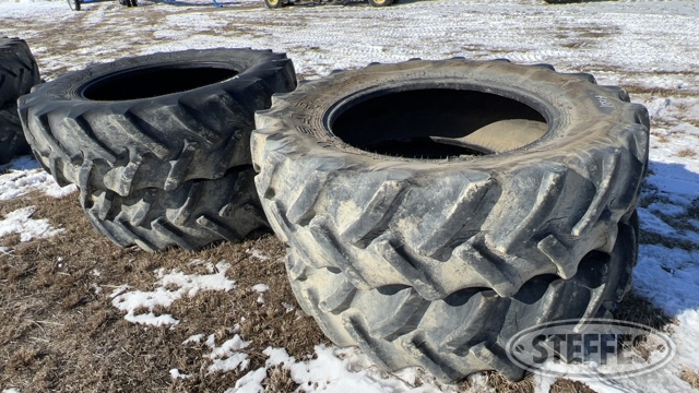 (4) Goodyear 420/85R34 tires
